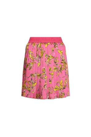 ミニスカート VERSACE SS24 Pink boucle mini skirt (10134711A10096 1PR20) Versace Boucle Mini Skirt in Pink | Lyst